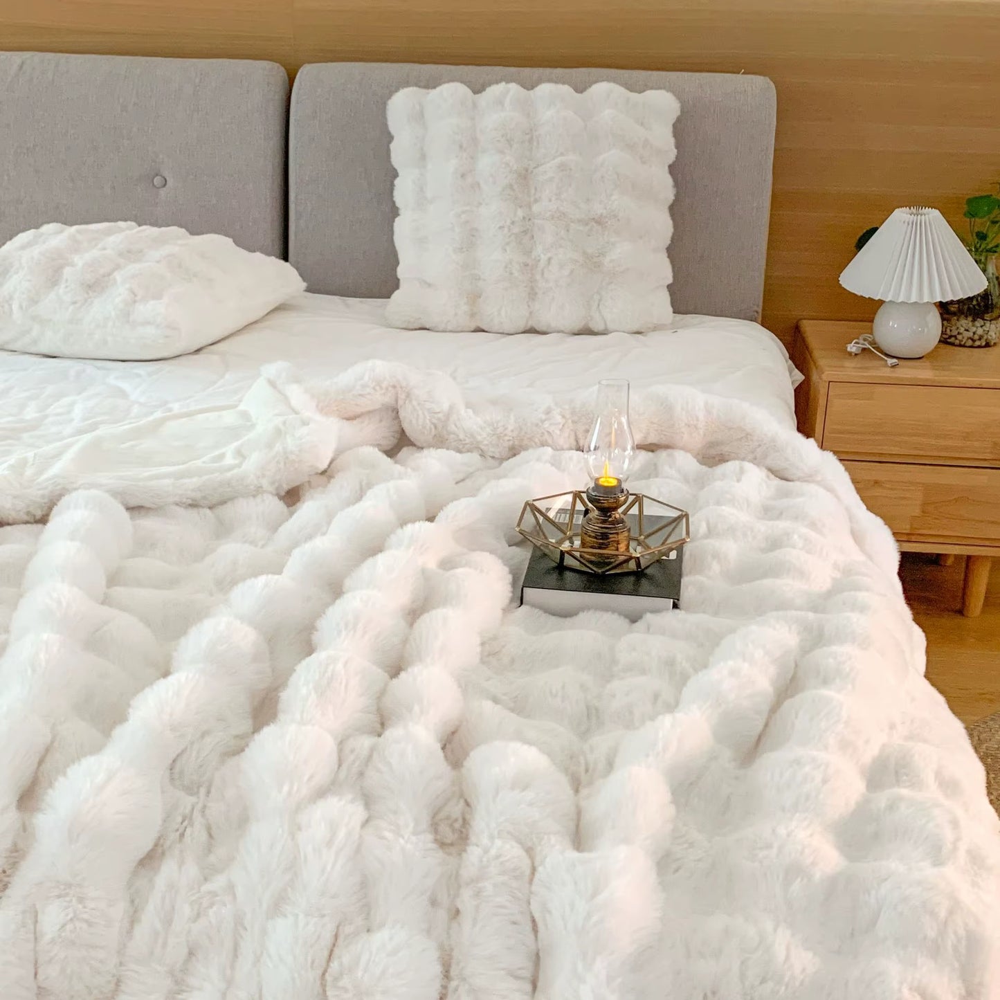 Snowfall Luxe Blanket
